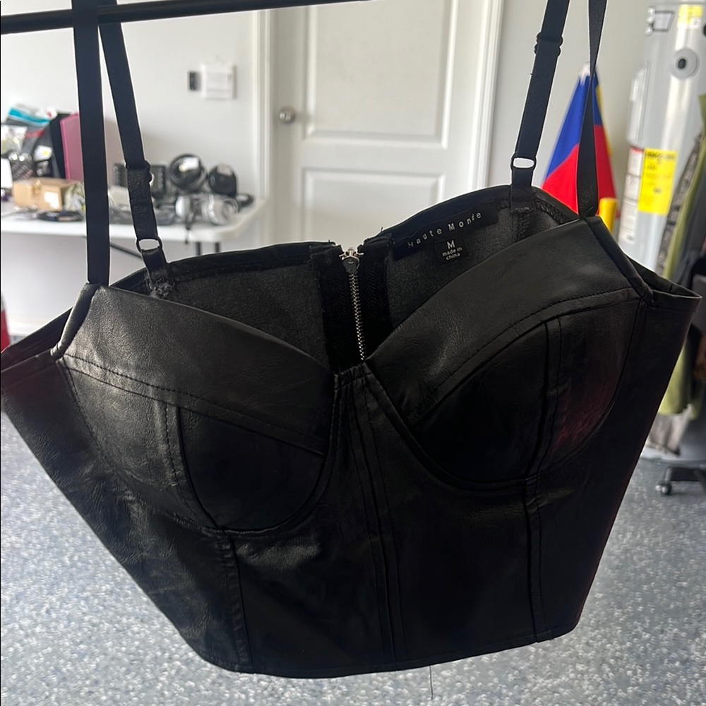 Black Bustier Top